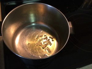 garlic sauteed in extra virgin olive oil