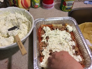 ricotta and meat and more sauce
