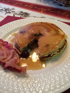 blueberry pancakes