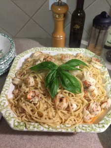 Shrimp scampi