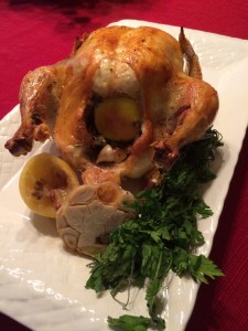 Roasted chicken