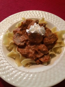 beef stroganoff