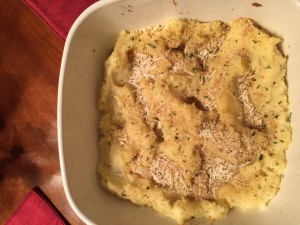 Parmesan mashed potatoes