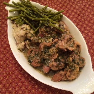 Braised veal shank
