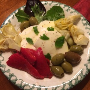 Cheese and veggie antipasto salad