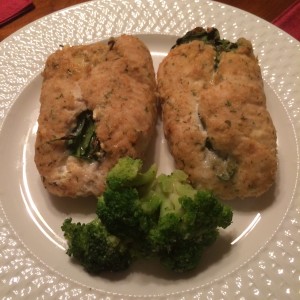 Stuffed chicken cutlets