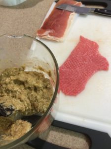 veal roll preparation