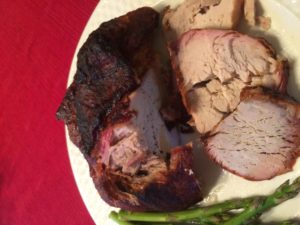 Apple butter roasted pork loin
