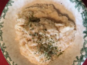 Mashed cauliflower