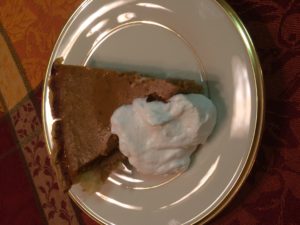 pumpkin pie slice