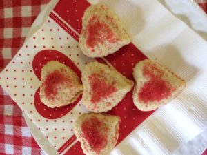 Valentines German butter cookies