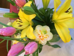 Flowers Table setting