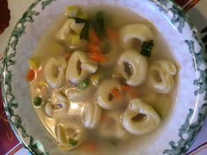 Tortellini soup