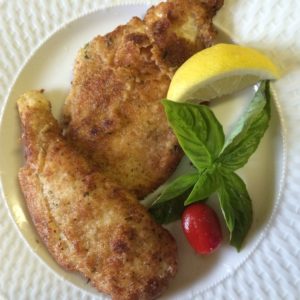 Chicken cutlets Milanese