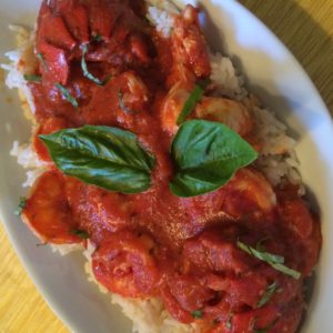 Lobster and shrimp Fra Diavolo