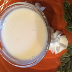 Vanilla sauce