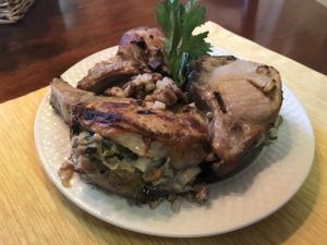 Pork Chops with Apple Stuffing