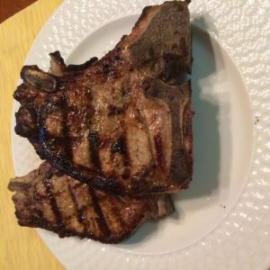 Grilled Veal chops
