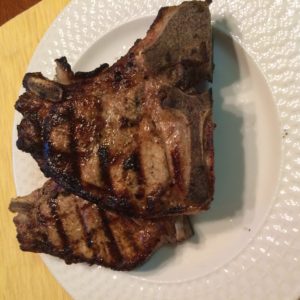 Grilled Veal chops
