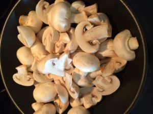 cleaned mushrooms