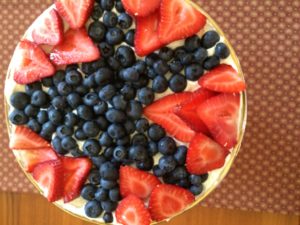 trifle top view
