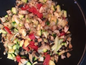 Stuffed zucchini mix