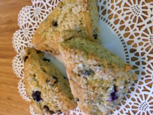 Blueberry scones