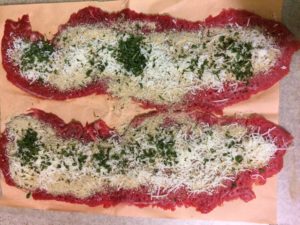 preparing Braciola