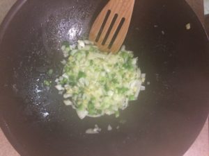 chili sauce prep