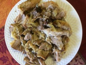Roast pork Cuban style