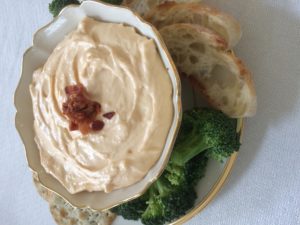 Hot bacon cheese dip