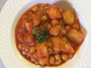 Chickpea and potato stew