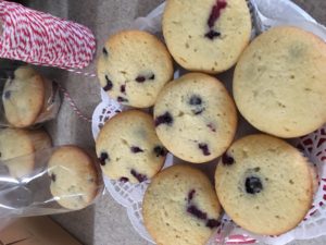 blueberry muffins