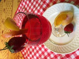 Rose sangria