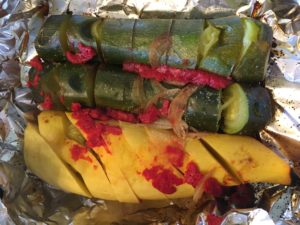 Zucchini and yellow squash grill