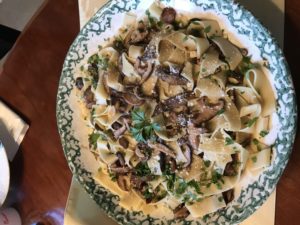 Tagliatelle with Mushroom Sauce
