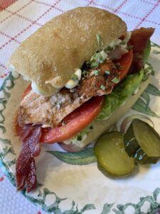 Salmon BLT Sandwich