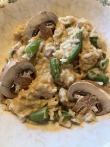 Mushroom risotto