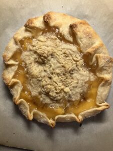peach fruit tart