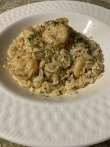 Creamy Cajun shrimp